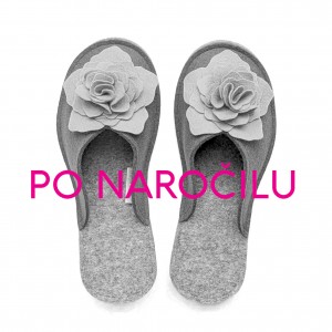 Women's Wool Felt Slippers 3D VIVI - CUSTOMIZED